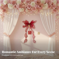 Chinese Wedding Curtain Tie-Back Romantic Atmosphere for Living Room, Newlyweds
