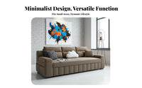 Multifunctional Sofa Bed Multi-Functional Design Textile Folding Sofa Space Saving Pull out Couch Bed for Homeowners, Young Adults, Home Office