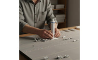 2 Pieces 1:400 Scale Airport Surveillance Dome Plastic Air Traffic Control Structure for Collectors, Display Scene