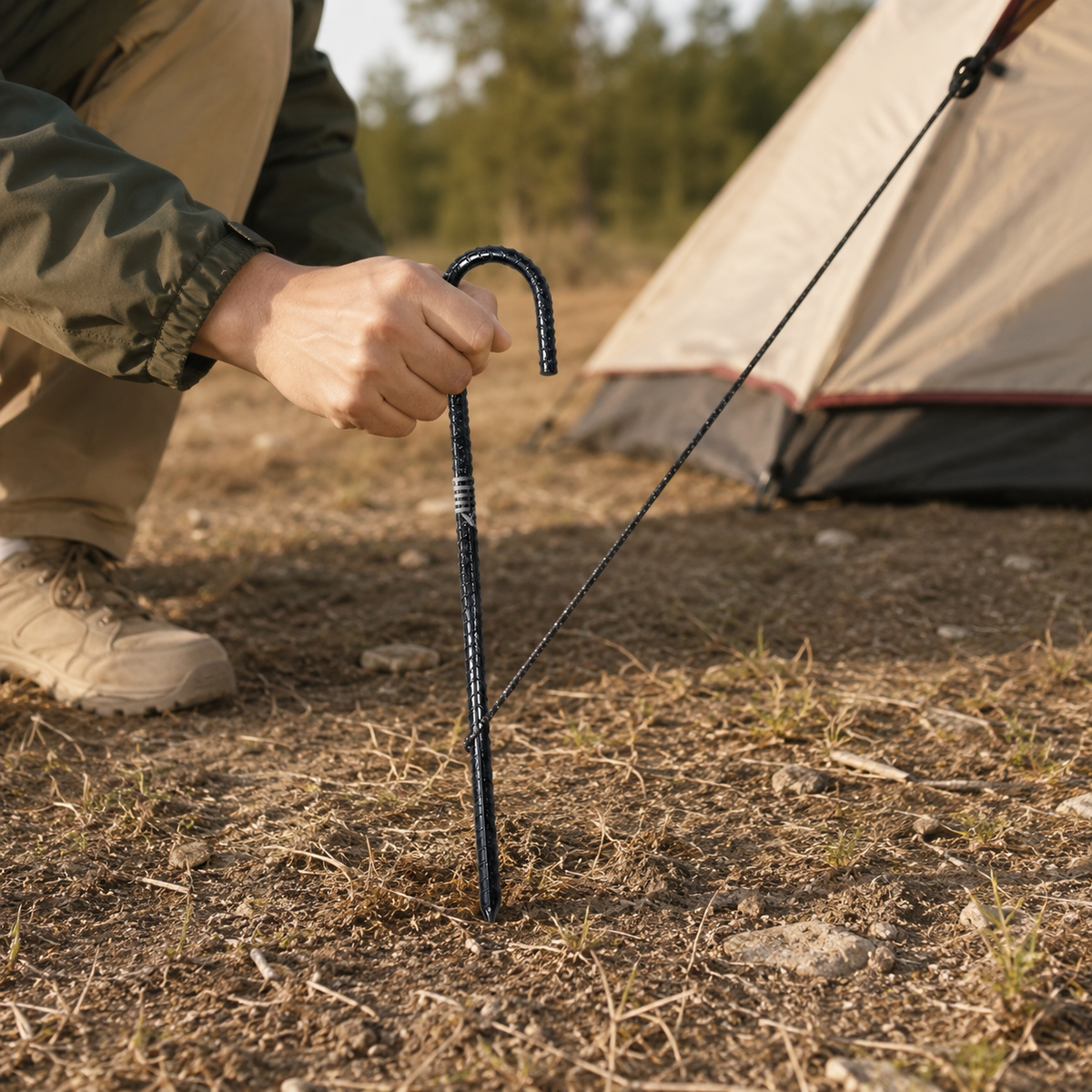 ground anchor stakes