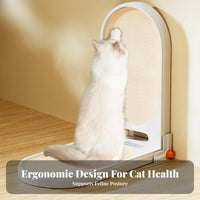 L-Shaped Cat Scratcher Multi-Functional Vertical Cat Scratcher Multifunctional Pet Supplies for Living Room, near Sofa, Against Walls