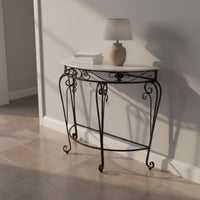 Iron Console Table Sturdy Structure for Corridor