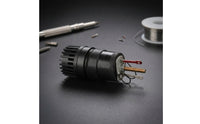 Dynamic Audio Transducer Capsule Unidirectional Dynamic Audio Transducer Cardioid Mic Capsule with Connection Wire Wires for Audio Technicians