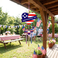 13 Pieces Easter Wooden Wind Chime Kit Creative Activity DIY Easter Wind Chime Kit Ideal Gift for Kids, Parents, Holiday Decoration, Classroom, Window