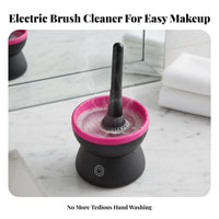 Deep & Gentle Clean Electric Makeup Brush Cleaner Ultrasoft Silic Single Textures Automatic Brush Washing Machine Saves Time and Effort