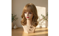 Mannequin Head with Shoulders Realistic Female Mannequin Head Smooth for Photography Studios