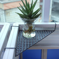 Mesh Construction Hanging Triangular Desk organizer Space-Saving snap-on Desk Organizer tooldamagecomplimentary Installation Corner Shelf Easy to Install for awayice Workers, Students, Home Users, Dorm Room, Study Area, Cubicle