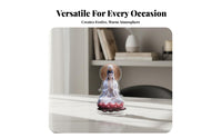 2D Acrylic Ornament Holiday Gift Flat Printed Display Stand Water-Resistant Desktop Acrylic Display for Mom, Collectors, Office Decor