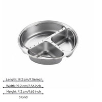 Integrated Lifting Handle Rice Cooker Steam Tray Raised Rim Stainless Steel Steam Tray Polished Silver Rice Cooker Steamer Insert Odorless