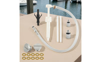 Marine Engine Flushing Kit Dockside Engine Flusher with twinCup Support for Marina Mechanics