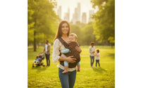 Adjustable Front and Back Baby Carrier Supportive Structured Baby Carrier Comfortable Lightweight for Parents, Outings