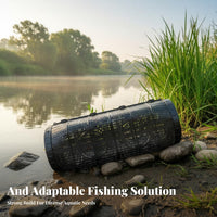 Foldable Eel Cage Multiple Entrances Crustacean Prawn Cage Easy to Use Fishing Cage for Freshwater, River, Pond