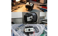Panel Mount Rotary Selector Switch with Bracket Compact Rotary Selector Switch Black 10amp for Repair Technicians, DIYers, Kitchen