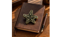 Antique-Style Starfish Clip Vintage-Inspired Starfish Paper Clip Decorative Bookmark Clips Metal for Stationery Lovers, Scrapbookers, Journaling, Desk Displays, Photo Styling