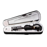 Adult Beginner Electric Violin 4/4 Black White Stage Performance