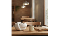 Ceramic Tissue Box Holder Decorative Knot Tissue Box Cover Modern Dispenser for Office