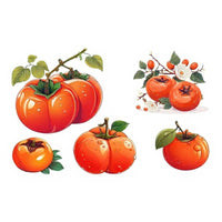 Waterproof Fruit Wall Stickers Decorative Patch Set
