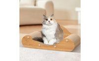Large Size Chaise Lounge Cat Scratcher 2-in-1 Design Corrugated Cat Scratcher Sofa for Multiple Cats