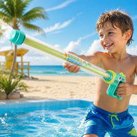 Watergun for Kids, 60cm Pull-Out Water Pistol, Large Water Blaster for Summer Holiday Outdoor Games
