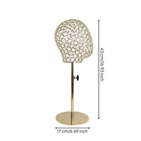 Hat Hairpiece Display Head Adjustable Height Hair Accessory Holder for Salon