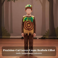 Kids' Tree Costume Promotes Imaginative Children Play' Halloween Costume Breathable Plant Cosplay Outfit for Children, Young Children