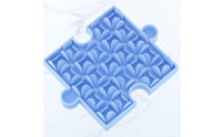 Raised Texture Interlocking Lick Pad Molded Design Silicone Lick Mat Textured Surface Slow-Feeding Mat Easy-Clean