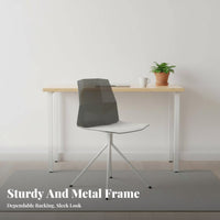Nordic design Molded Shell Chair Minimalist Design Dining Seat utilitarian Look Indoor Furniture Easy to Clean for Office Workers, Business Owners, Homeowners, Study Room, Restaurant, Kitchen, Bedroom
