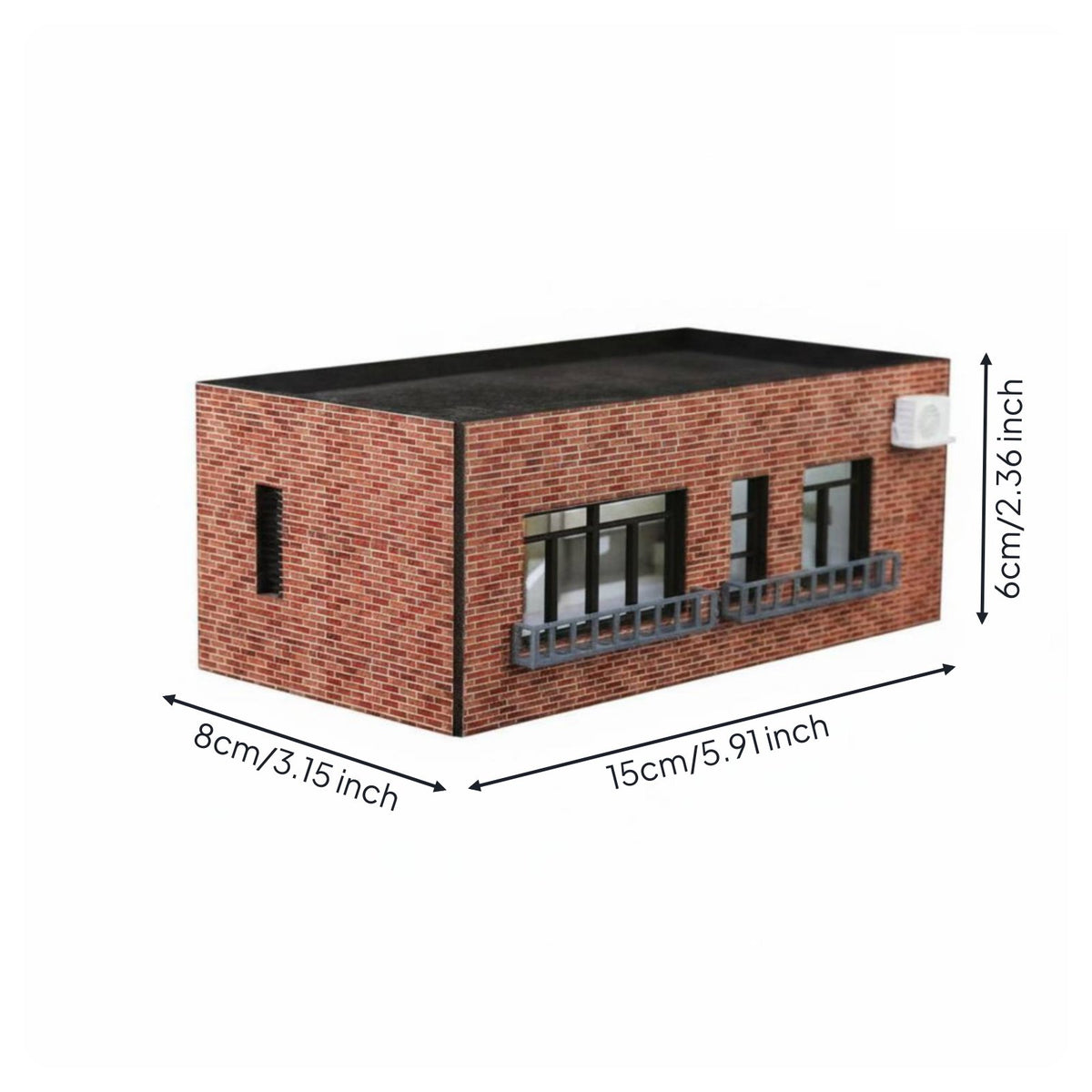 1:64 Scale Diorama Decoration Collectible Display Building Scene Model Miniature Accessories