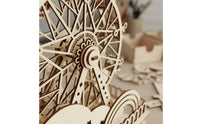 Creative Gift DIY Assembly Building Toy Educational Laser Cut Wood Model Kit No Glue Required for Hobbyists, Desk Decoration, Home Decor