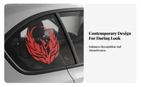 Self Phoenix Car Decal Easy to Apply Phoenix Sticker Waterproof for Motorcycle Riders, DIY Enthusiasts, Fuel Container Cap, Window, Wall