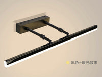 LED Bathroom Mirror Light with Extendable Arm, No-Drill Installation