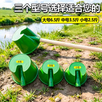 Thickened Plastic Manure Scoop with Handle for Farm and Garden Use