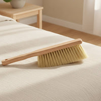Long-Handled Bed Brush Handheld Bed Brush with Wooden Handle Hand Broom with Hanging Hole Long-Lasting Comfortable for Bedding