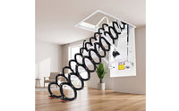 Electric Loft Ladder Electric Telescopic Attic Stair Overhead Ladder with Remote Control for Homeowners, Mezzanine
