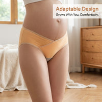 C Section Recovery Underwear with Low Rise Design for Postpartum, Breathable 95% Blend Maternity Knickers, Soft Lightweight Briefs for Women