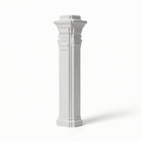 Matte White Roman Column Decorative Classical Column Classic Roman Pillar Architectural for Photographers, Desktop Styling, Photography Studio