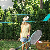Badminton Net Frame Kit Quick Install Badminton Beginner Kit Portable Sports Gear