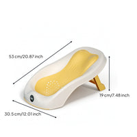 Baby Bath Support Foldable Baby Bath Seat Easy to Store Reclined for Newborn, Bathroom, Nursery