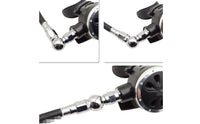 Second Stage Regulator Swivel Increased ease 360 Degree Swivel Adapter Solid Brass 360 Degree Adapter for Divers