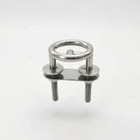 Stainless Steel Rope Pull Fitting Twotwo-Column Design Lustrous Gray Rope Pull Fitting Threaded Fasteners
