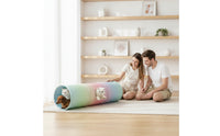 Cat Tunnel Bed with Side Opening Cushioned Pet Cooling Tunnel Bed Indoor for Playing, Sleeping