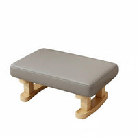 Minimalist Design Upholstered Low Stool Multi-Functional Upholstered Footrest Soft padded surface Footstool space-saving Size for Children, Homeowners, Apartment Dwellers, Living Room, Entryway, Small areas, Bedroom