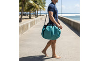 Portable Waterproof Changing Mat Bag Wet Clothes Storage Water Sports Changing Mat Bag 2-in-1 Foldable for Surfing, Diving, Swimming