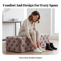 Light Luxury Design Teddy Fabric Metal-Leg Bench Nordic design Entryway Seat Comfortable Seating Long Ottoman firm support Sponge Filling for Boutique Owners, Homeowners, Interior Designers, Hallway, Clothing boutique, Bedroom, Living Room