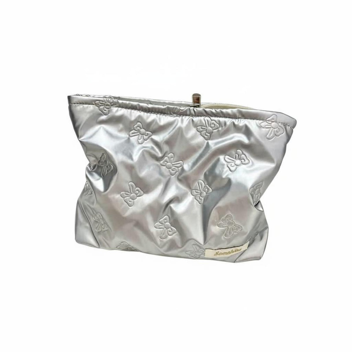 Korean Design Clutch Pouch Portable Quilted Cosmetic Case Lightweight for Women