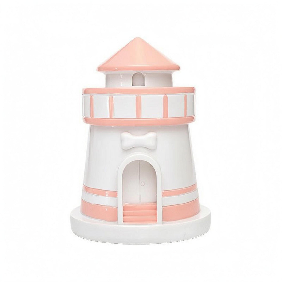 Pet Memorial Urn Conical Roof Lighthouse-Shaped Urn Round Base