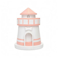 Pet Memorial Urn Conical Roof Lighthouse-Shaped Urn Round Base