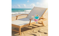 Clamp-on Cup Holder Compact Attachable Drink Holder Space-Saving for Armrest, Sofa, Patio