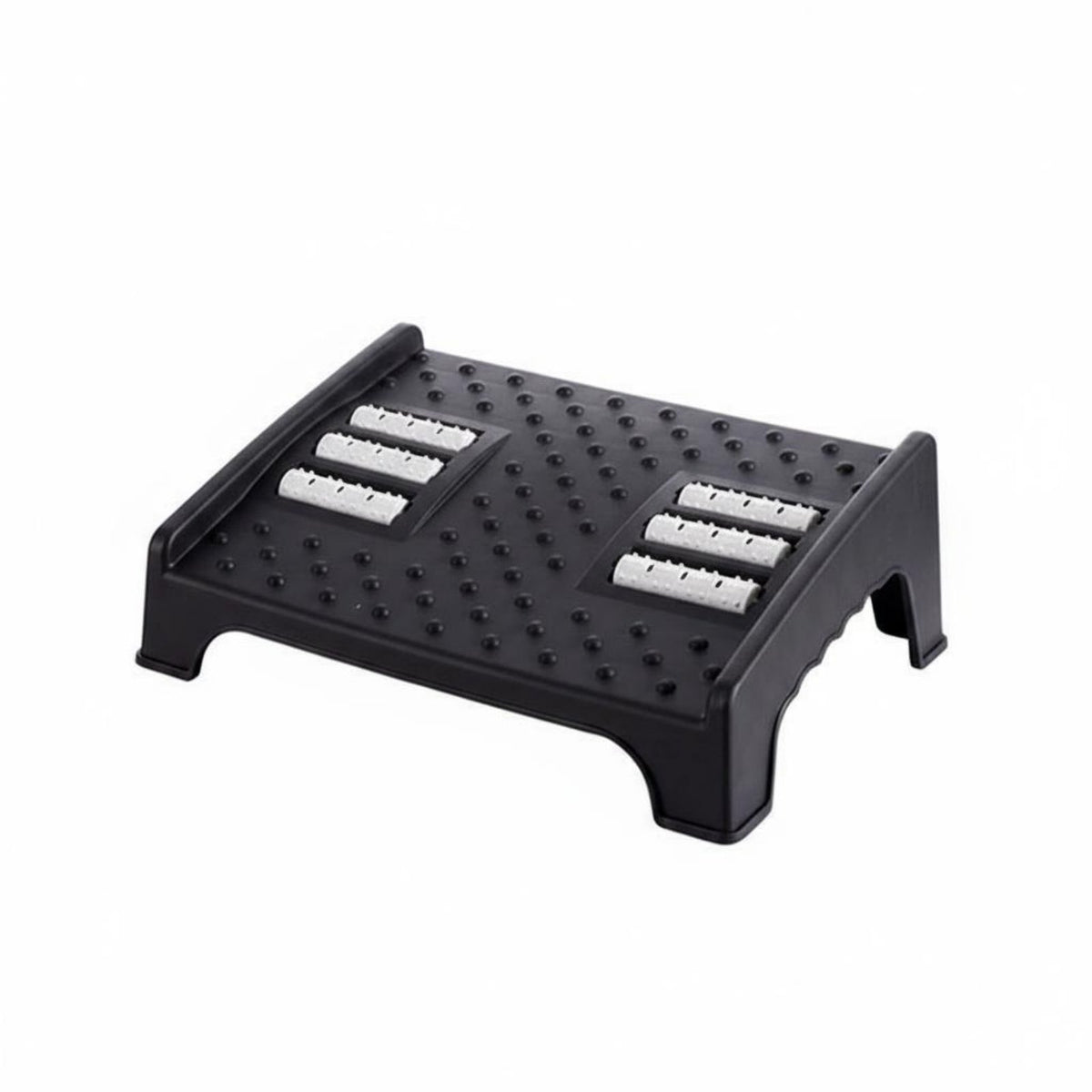 Improves Posture Adjustable beneath-desk Foot rest Reduces Fatigue Adjustable Foot rest Anti-Slip Surface Footrest Encourages Leg Movement for Office Workers, People with Short Legs, Students, Workstation, Study Room, Home, Gaming Setup