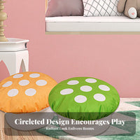 Cute Shape Toadstool Stool Lightweight Toddler Toadstool Chair Perfect Gift Cartoon Soft Stool Stable Load-Bearing for Toddlers, Babies, Parents, Kindergarten, Reading Corner, Playroom, Story Time